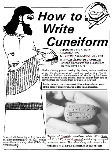 How to Write Cuneiform Booklet