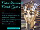 Tutankhamun Quiz 1 on CD Rom