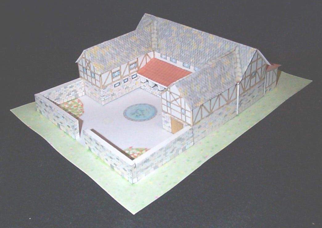 Small Roman Villa model